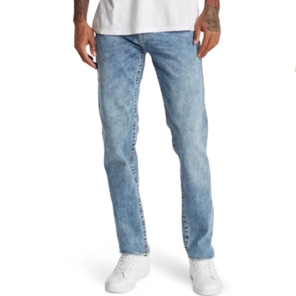 True Religion Geno Relaxed Slim Big T No Flap Jeans Nwt